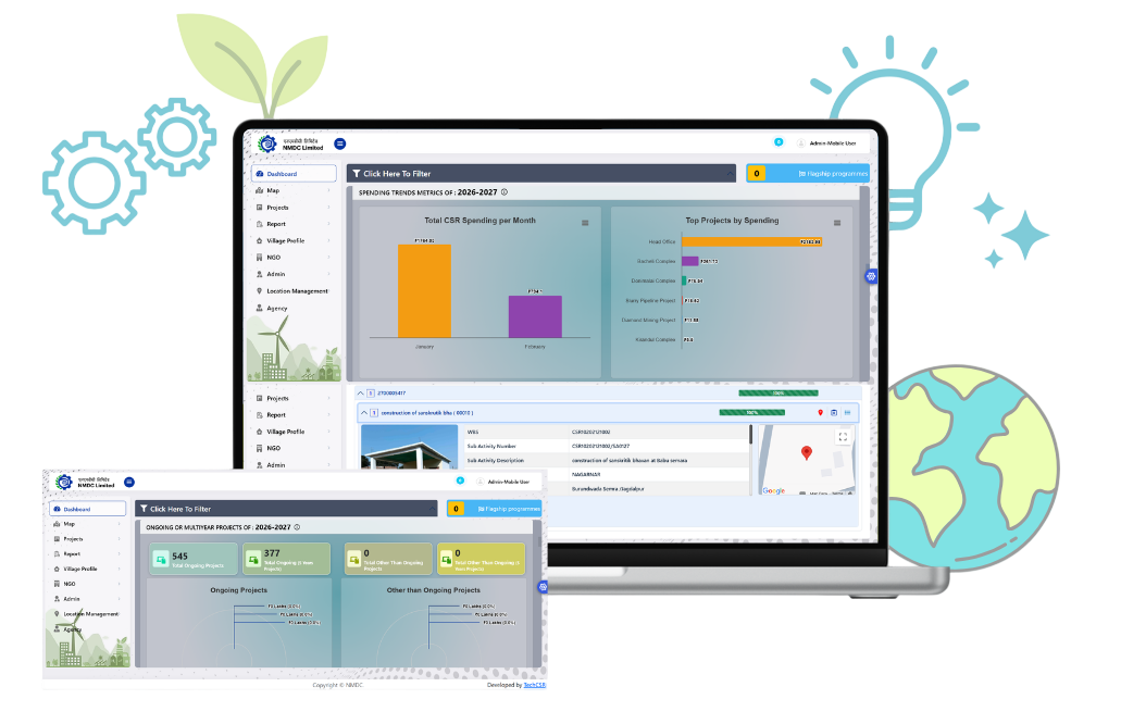 Client Requirement of Tata Steel CSR App