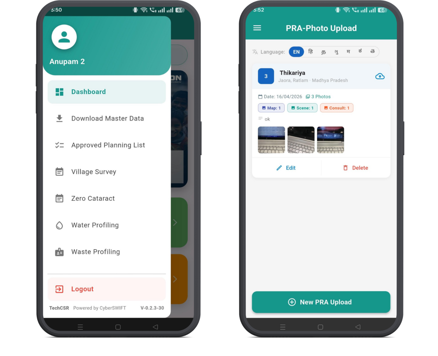 GIS based CSR application of Tata Steel Mansi